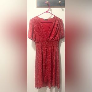 Red Midi Dress
